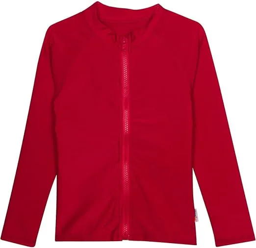SwimZip UPF 50+ Long Sleeve Rash Guard for Boys' and Girls' - Baby, Toddler, Kids