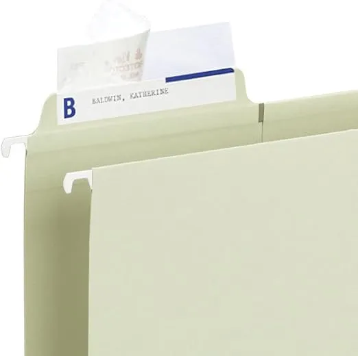 Smead Seal and View® Clear Label Protector, Size 3-1/2x1-11/16-Inches Before Folding, 100 per Pack (67600)