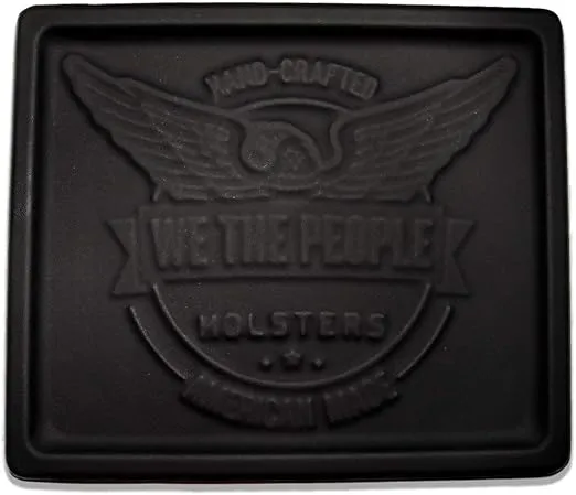We The People Holsters - Custom Logo EDC Kydex Dump Tray - Personalised Valet Tray for Men - EDC Organizer and Catch-All for Everyday Carry - Keys - Change - Phone (Black)