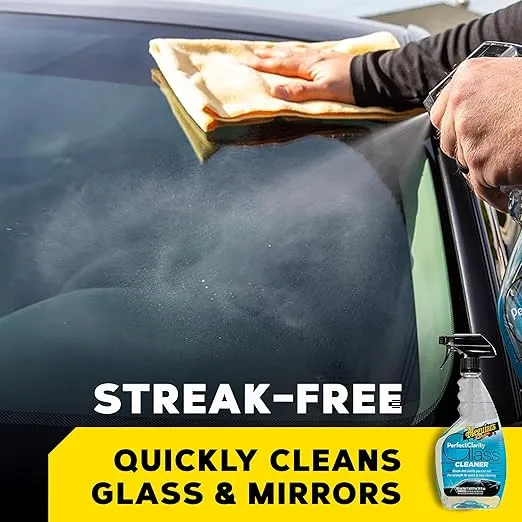 Meguiar's Perfect Clarity Glass Cleaner, Auto Window Cleaner - 24 oz.