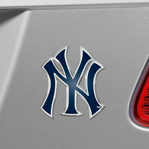 FANMATS 60412 - MLB - New York Yankees Embossed Color Emblem | NY Cap Logo