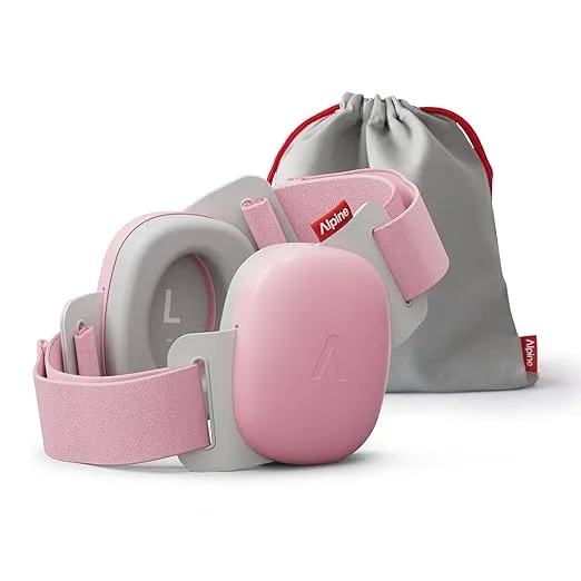 Alpine Muffy Baby - New & Improved Baby Ear Muffs Noise Protection for Babies and Toddlers - CE & ANSI Certified - Safe and Soothing Hearing Protection - Age 3-48 months - Approved by Babies - Pink