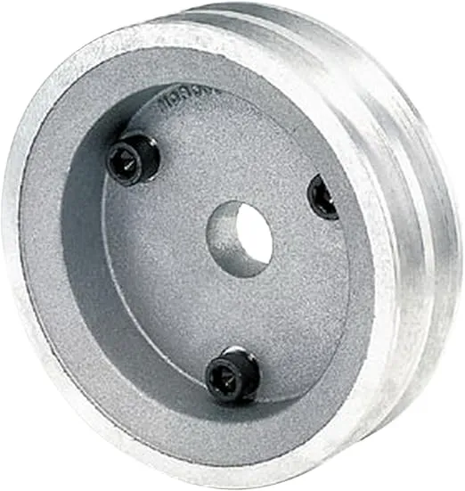 Moroso 64060 Double Groove Crank Pulley, Cast Aluminum, Fits Small Block Chevy Engines