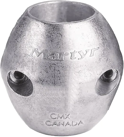 Martyr Anodes, Streamlined Shaft Anodes with Stainless Steel Slotted Head