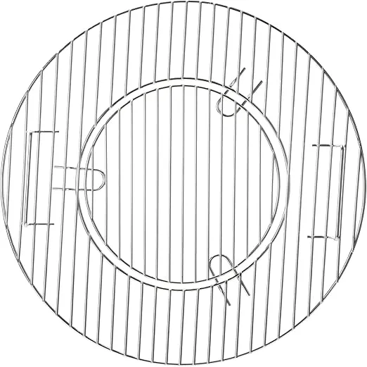 VEVOR 21 inch Round Stainless Steel Grates for 22 inch Kettle, Performer, Charcoal Grill Replacement Parts for Outdoor Cooking, Barbecue Camping, Picnic, Backyard, Silver, 22inch