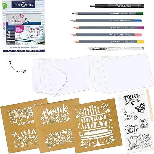 Faber-Castell 20 Minute Studio Card Making for Beginners – Create Your Own DIY Greeting Cards with Watercolors