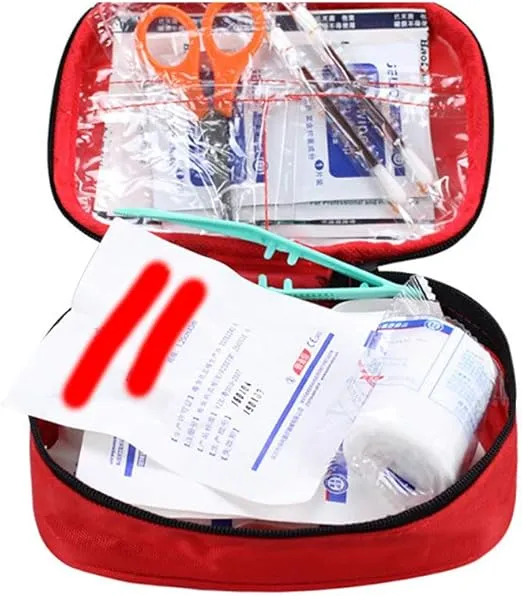 AOUTACC First Aid Kit Empty, Lightweight Empty First Aid Bag for Emergency at Home, Office, Car, Outdoors, Boat, Camping, Hiking(Bag Only)