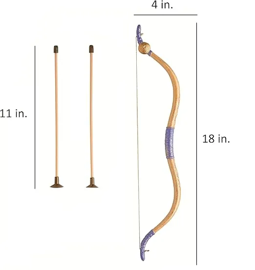 Disney Princess Merida Brave Girls' Bow & Arrow, Tan/Purple