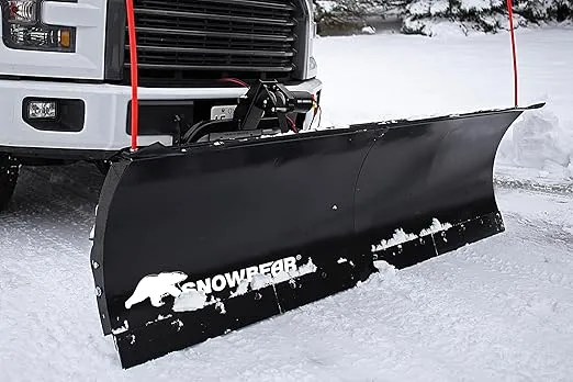 DK2 Universal 84-Inch x 22-Inch Hitch-Mounted Winch-Driven Snowplow Kit