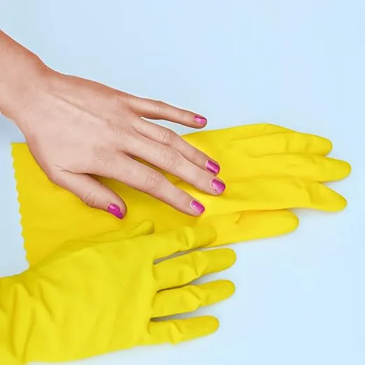 PLAYTEX PROTECTIVE_GLOVE PLAYTEX HandSaver Rubber Gloves for Kitchen and Household Cleaning Small (Pack of 10)