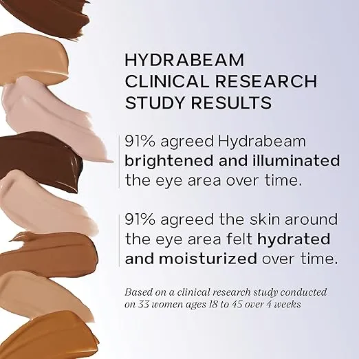 Saie Hydrabeam Under Eye Brightener - Sheer + Hydrating Eye Brightener with Cucumber Extract - Instantly Illuminates Skin for a Radiant Finish - Shade 4 (0.2 oz)