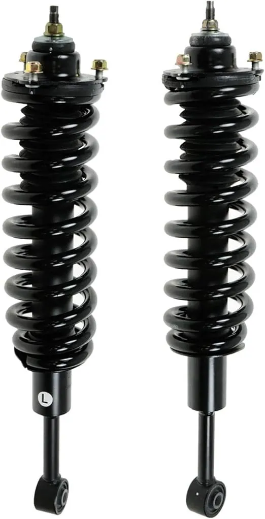 TRQ Front Strut & Coil Spring Assembly Set Driver & Passenger Sides Compatible with 03-23 Toyota 4Runner 07-14 FJ Cruiser 05-15 Tacoma