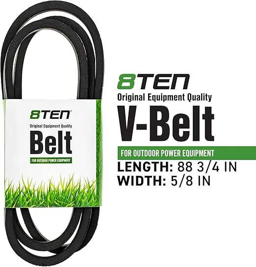 8TEN Drive Belt for Ariens Gravely GR1336FX HR1536FX GR1336FXP HR1536FL HR1536FXPCE 07240100 36 Inch Deck