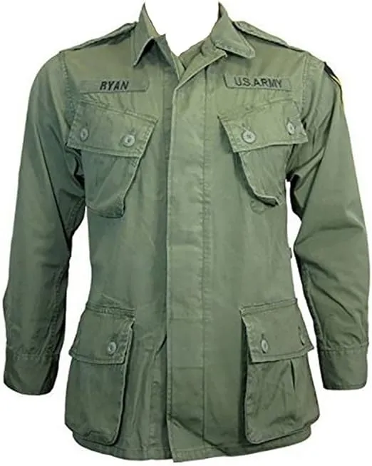 Mil-Tec US Olive Green Tropical/Jungle Jacket - Vietnam Era