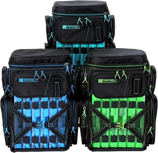 Evolution Fishing Drift Series Tackle Backpack – 3600, Outdoor Rucksack w/ 6 Fishing Tackle Trays, Heavy Duty