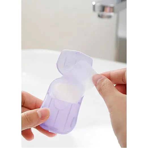 DM Merchandising Soap N' Suds En Route Soap Sheets, Lavender Scent, Pack Of 100