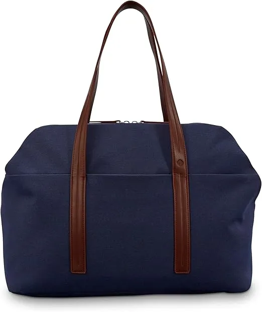 Samsonite Virtuosa Weekender Duffel Overnight Bag with Laptop Computer Sleeve, Navy