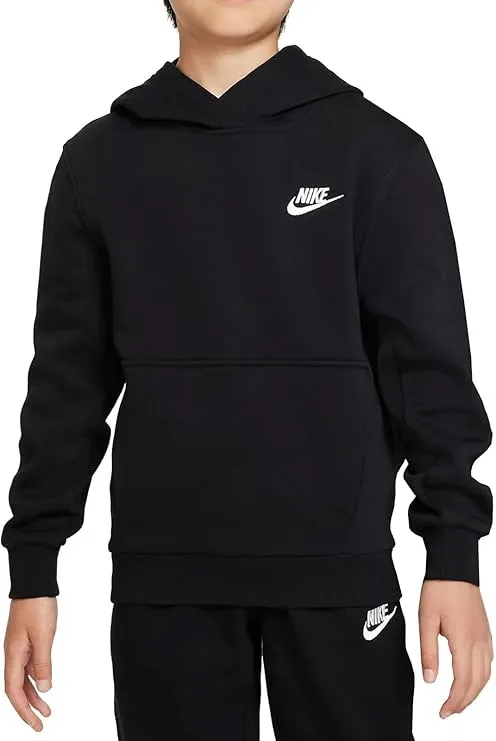 Nike Boy's NSW Club Fleece LBR Hoodie (Little Kids/Big Kids)