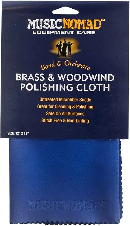 MusicNomad Brass & Woodwind Premium Microfiber Polishing Cloth (MN730)