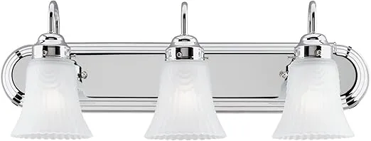 Westinghouse 6652200 3 Light Bracket Bathroom Light,Three Light