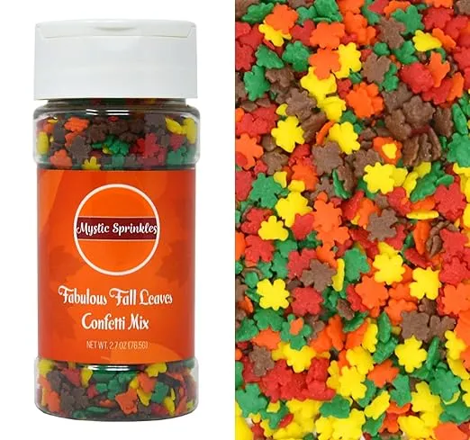 Mystic Sprinkles Fabulous Fall Leaves Confetti Mixes (Fabulous Fall Leaves)