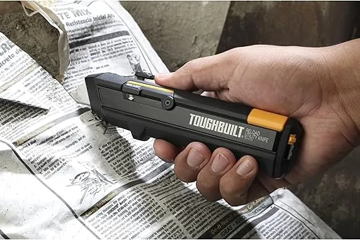 ToughBuilt Utility Knife + 2 Blade Mags, (TB-H4S2-03)
