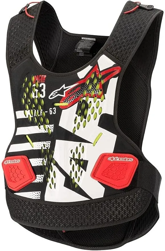 Alpinestars Sequence Chest Protector-Black/White/Red-XL/2XL