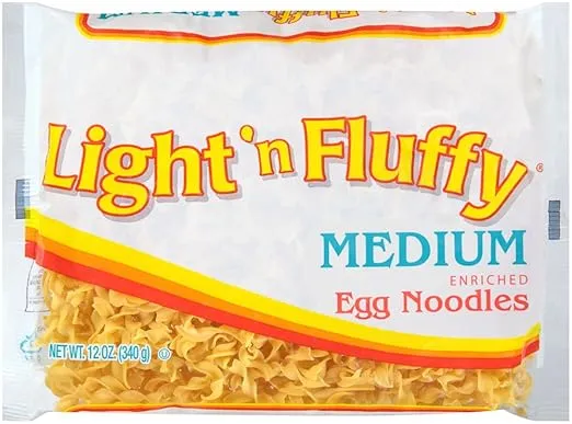 Light 'N Fluffy Medium Egg Noodles, 12 Ounce