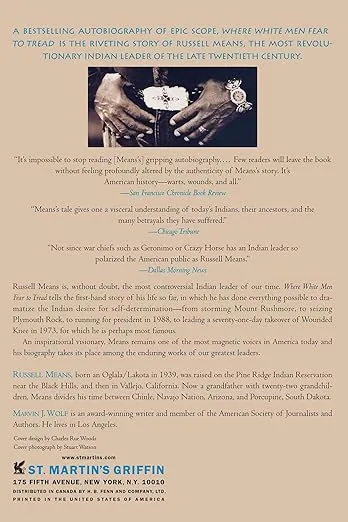 Where White Men Fear to Tread: The Autobiography of Russell Means