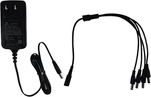 4-in-1 security camera power adapter