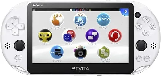 Sony Playstation Vita Wi-Fi 2000 Series with AC Adapter and Silicon Joystick Covers (Renewed) (Glacier)