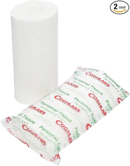 Coghlan's Packable Camp Toilet Tissue 2 count (pack of 1)