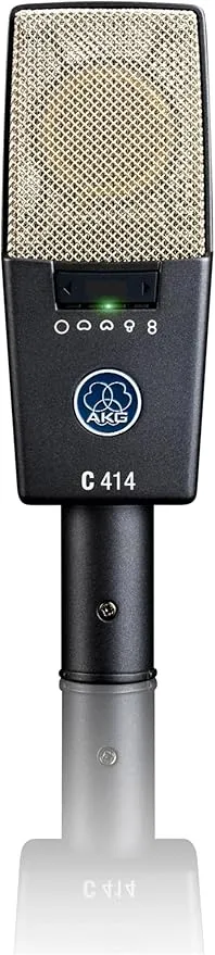 AKG Pro Audio Condenser Microphone, XLR, Grey, Silver, C414 (3059X00050)