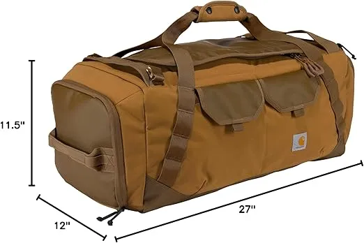 Carhartt Heavy Haul Utility Duffel Bag's, Water-Resistant Packable Bag for Jobsite, Gym, and Travel