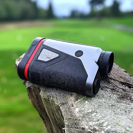 TecTecTec ULT-S & ULT-S Pro with Stabilization Golf Rangefinder with Slope and Vibration, Hyper Read Technology, Smart Laser Range Finder Binoculars with Fog Mode and TOLED Display for Golfing and Hunting