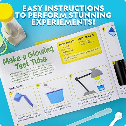 National Geographic Mega Science Lab - Science Kit for Kids with 75 Easy Experiments, Featuring Earth Science, Chemistry Set, and Science Magic STEM Projects for Boys and Girls (Amazon Exclusive)