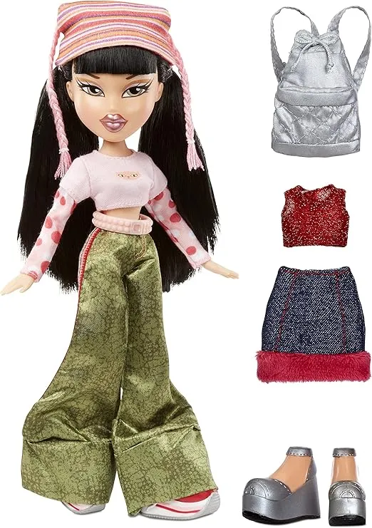 Bratz 20 Yearz Special Anniversary Edition Original Fashion Doll Jade with Accessories and Holographic Poster | Collectible Doll | For Collector Adults and Kids of All Ages