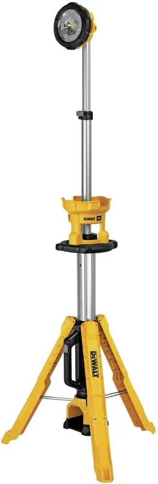 DEWALT 20V MAX LED Work Light, 3000 Lumens of Brightness with 3 Modes, Tripod Base, Bare Tool Only (DCL079B)