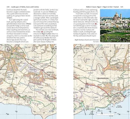 Malta, Gozo and Comino Guide: 60 long and short walks with detailed maps and GPS; 3 car tours with pull-out map (Sunflower Landscapes)