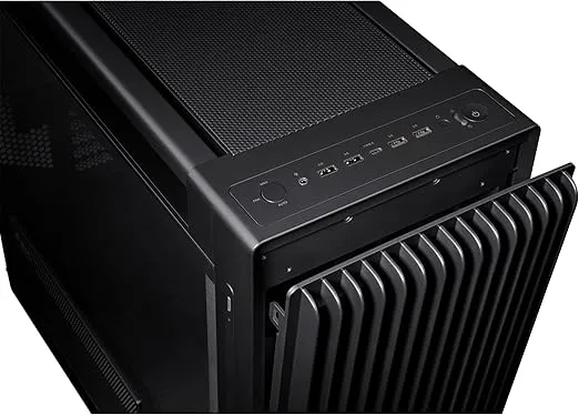 ASUS ProArt PA602 E-ATX Computer Case 420mm Radiator Support, Dual 200mm Built-in Fans, Front Panel IR dust Indicator, Power Lock Latch, Tool-Less PCIe mounting & GPU Holder, 20Gbps USB-C Front I/O