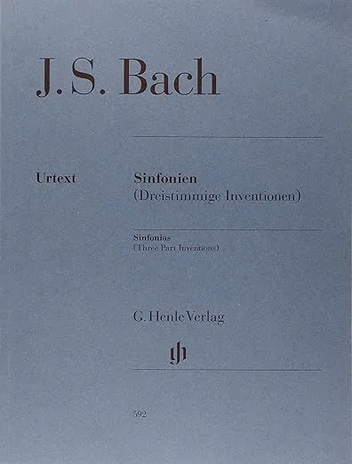 JOHANN SEBASTIAN BACH - INVENTIONS 3 VOIX - SINFONIAS - BACH - THREE-PART INVENTIONS (English, German and French Edition)
