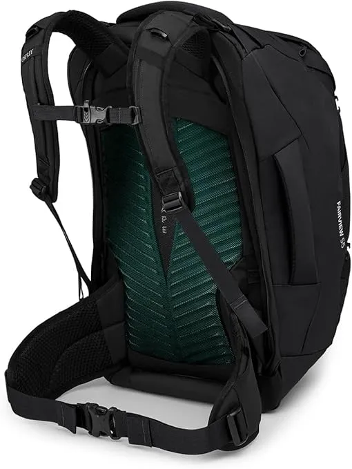 Osprey Fairview 55L Women's Travel Backpack, Black