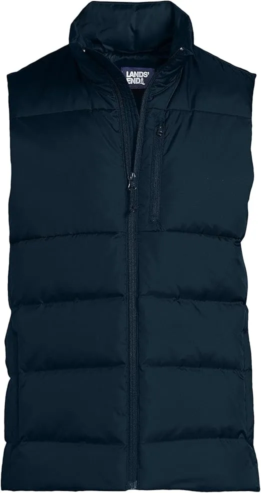 Lands' End Men's Wide Channel 600 Down Puffer Vest