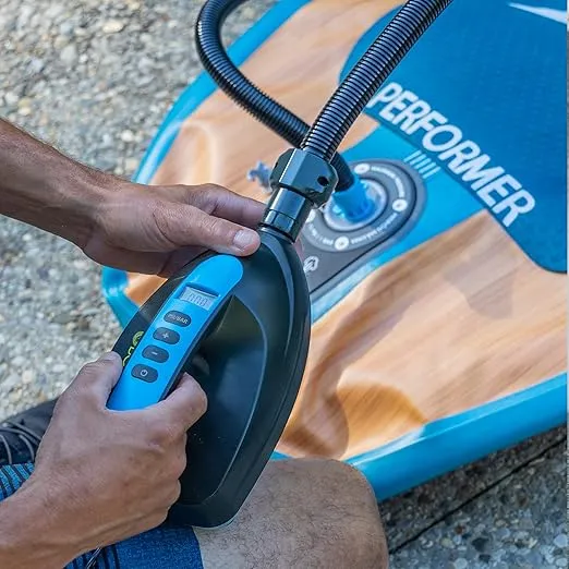 Body Glove Performer 11 ISUP Package - Paddle Board, Paddle, Storage Backpack, Electric and Hand Pumps, Coil Leash Included