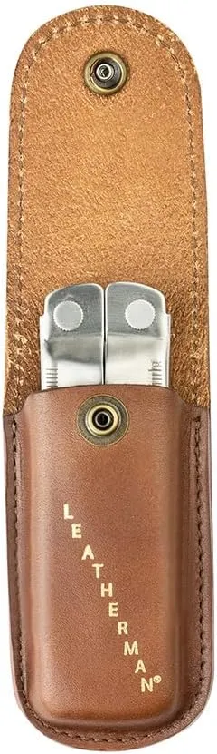 LEATHERMAN, Heritage Leather Snap Sheath for Multi-Tools, Brown, Small