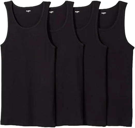 Goodfellow & Co Men's 4pk Ribbed Tank Top -