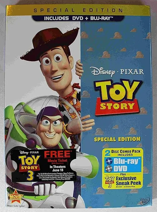 Toy Story (Two-Disc Special Edition Blu-ray/DVD Combo w/ DVD Packaging)