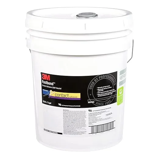 3M Fastbond Contact Adhesive 30NF, Neutral, 5 Gallon Drum (Pail)