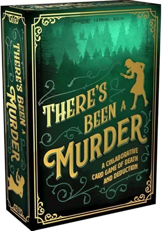 There's Been A Murder - A Collaborative Card Game of Death and Deduction (Packaging May Vary) by Pressman, for Ages 14 and up