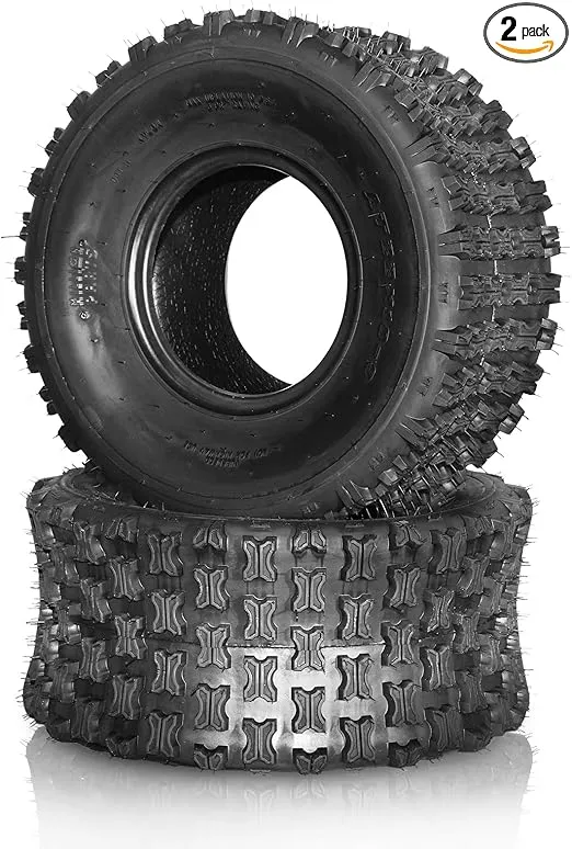 Set of 2 SUNROAD ATV Tires UTV Tires Knobby Sport Tires 22x10-9 22x10x9 6 PR Tubeless